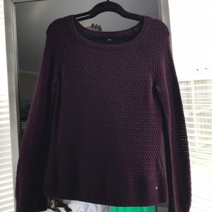 American eagle cable-knit sweater